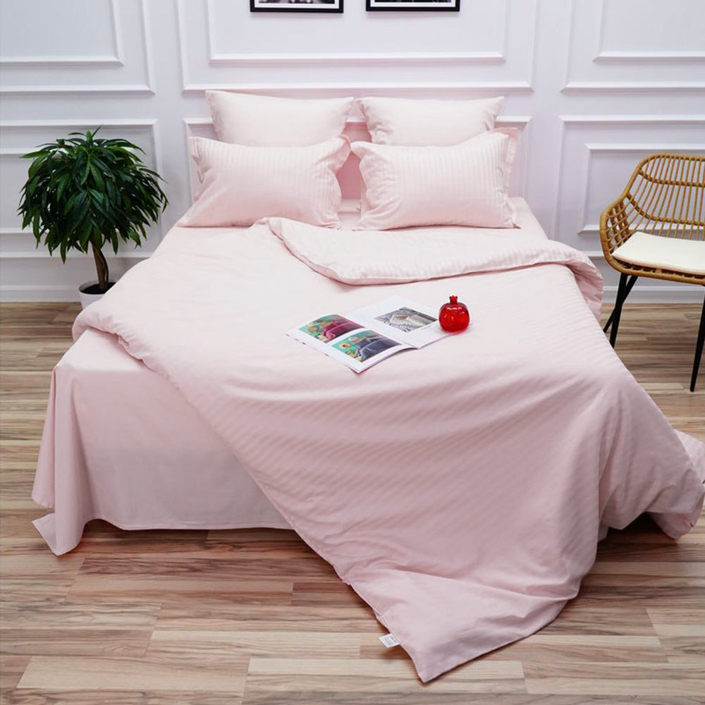 Постільна білизна сатин. Пудра. Полуторна, двоспальна, євро, сімейна